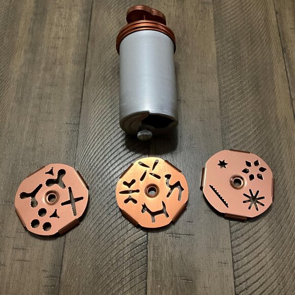 Mirro Aluminum Dial A Cookie Cookie Press  12 Different Designs Cheese Straws - Picture 1 of 1